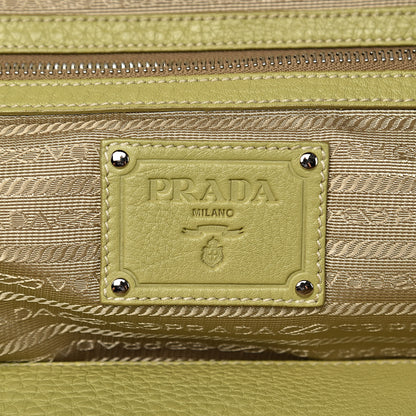 Prada Vitello Daino Satchel Cedro 6 of 13