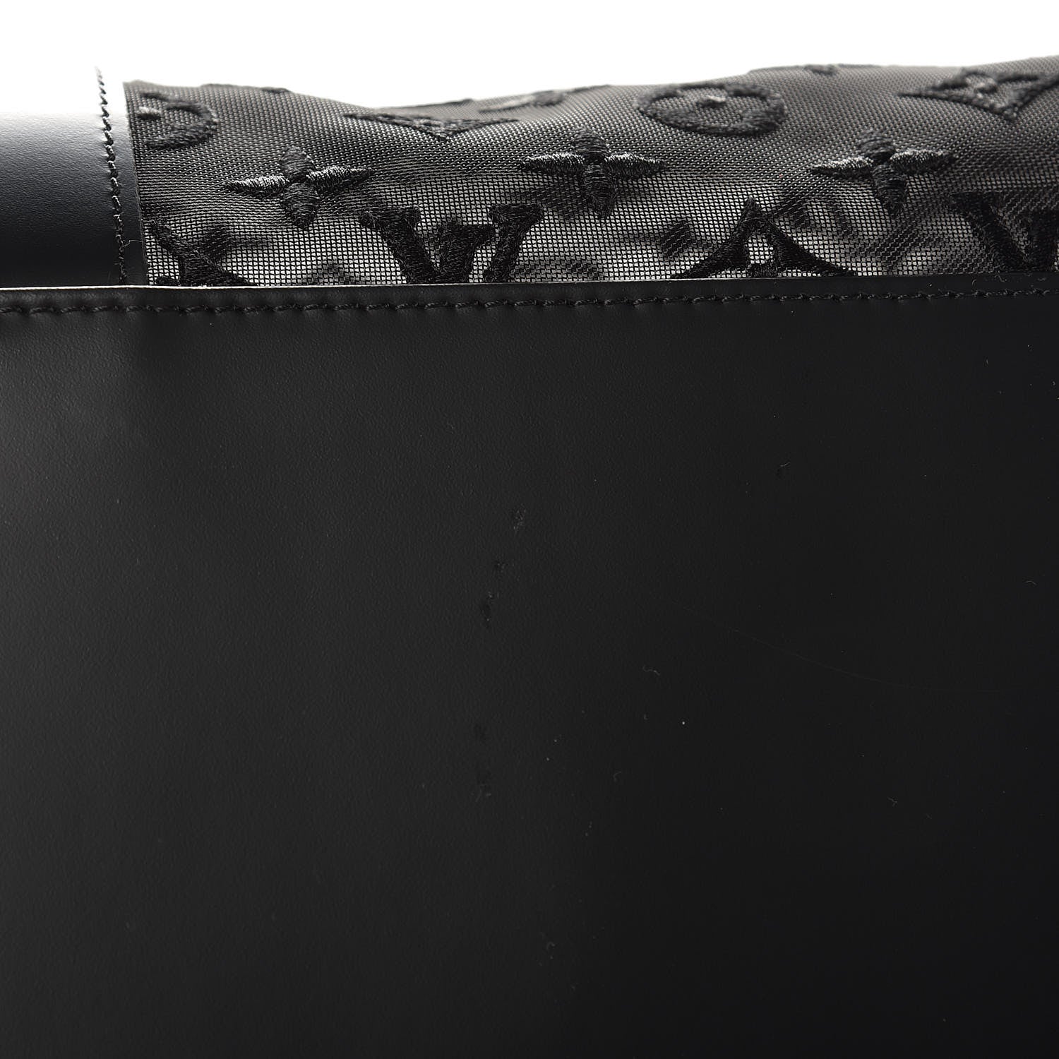 Louis Vuitton Monogram See Through Keepall Bandouliere 50 Black 9 of 13