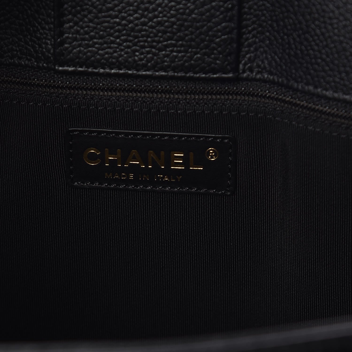 Chanel Calfskin Cerf Shopper Tote Black 8 of 10