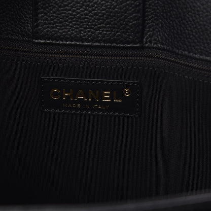 Chanel Calfskin Cerf Shopper Tote Black 8 of 10