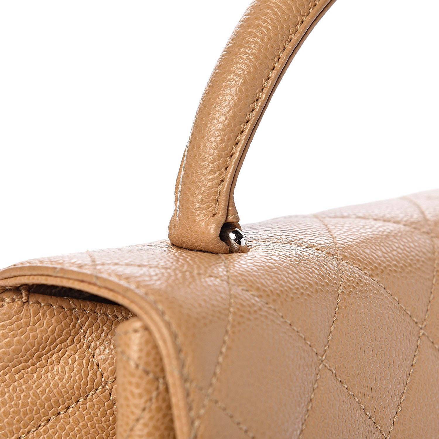 Chanel Caviar Quilted Jumbo Kelly Flap Beige 8 of 17