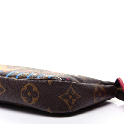 Louis Vuitton Monogram 2020 Christmas Animation Roller Coaster Mini Pochette Accessories Pivoine 7 of 11