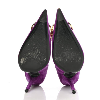 Balenciaga Velvet De Soie Pumps 37 5 of 8