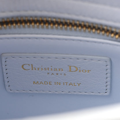 Christian Dior Ostrich Mini Lady Dior Light Blue 6 of 14
