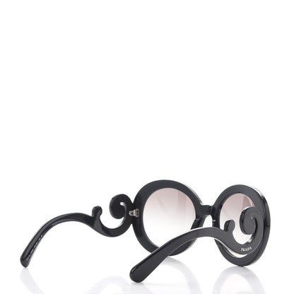 Prada Baroque Sunglasses SPR 27N Black 4 of 8