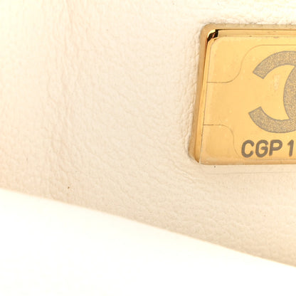 Chanel Caviar Quilted Mini Top Handle Flap White 7 of 13