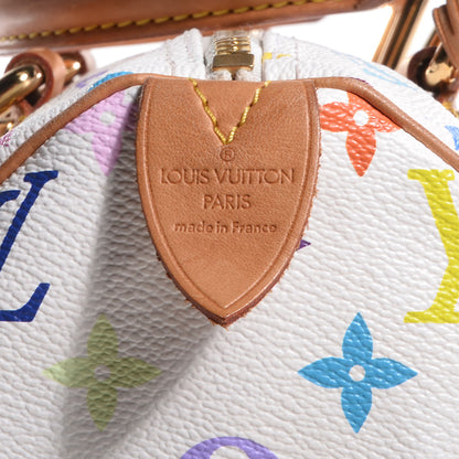 Louis Vuitton Monogram Multicolor Speedy 30 White 7 of 7