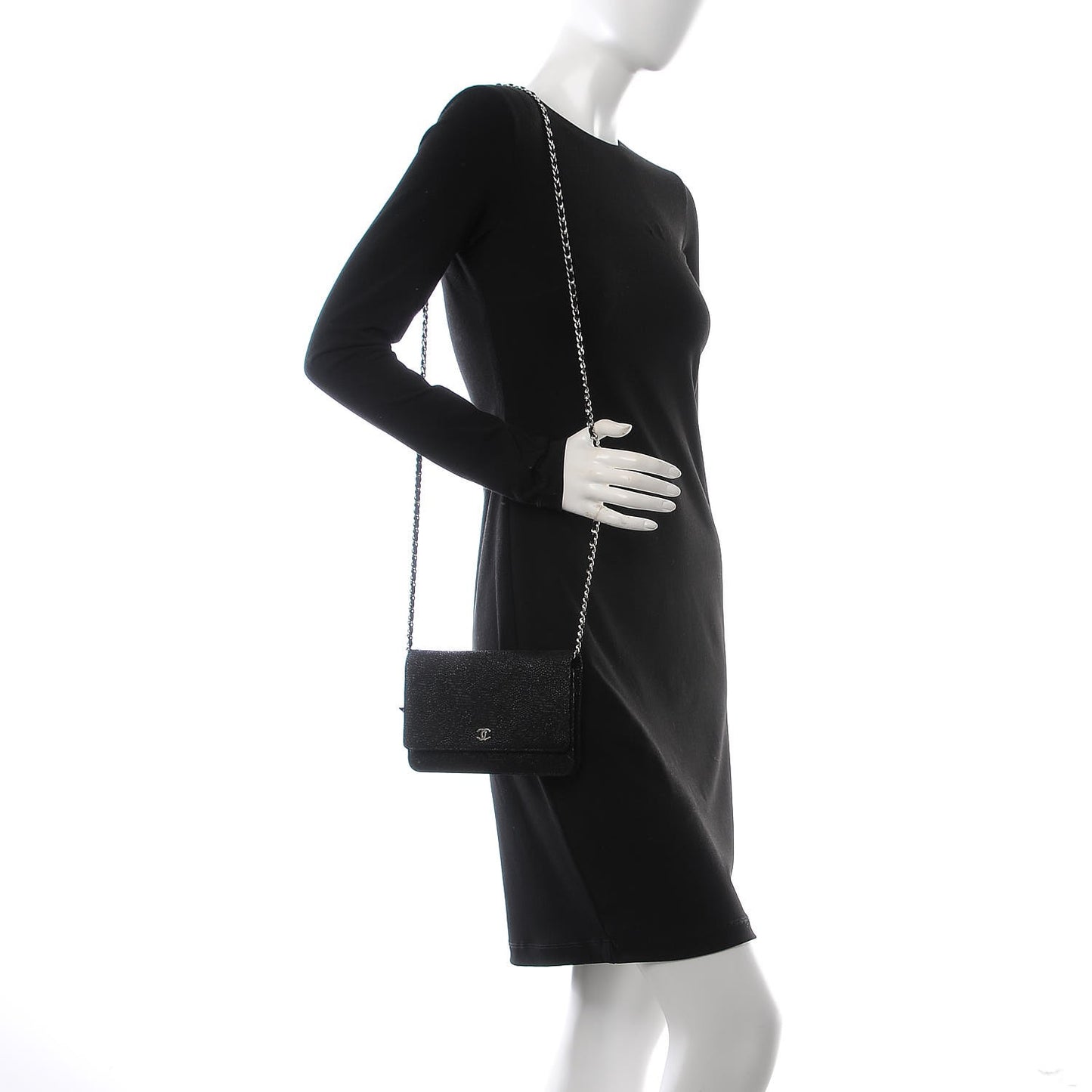 Suede Wallet on Chain WOC Black