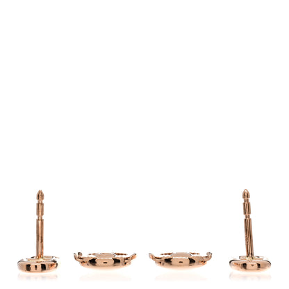 Hermes 18K Rose Gold TPM Farandole Stud Earrings 4 of 5