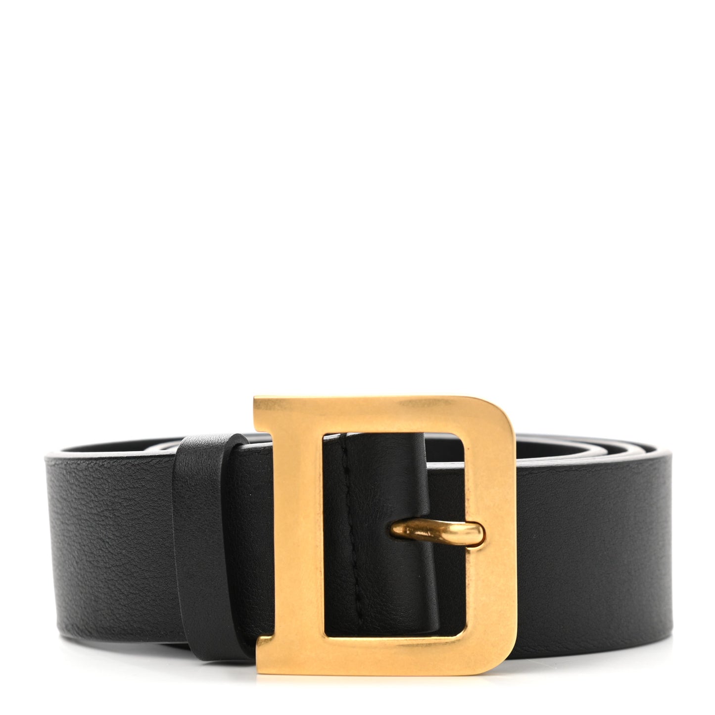 Calfskin Diorquake Belt 85 Black