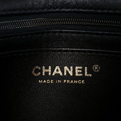 Chanel Lambskin Quilted  Pearl  Flap Black 6 of 10