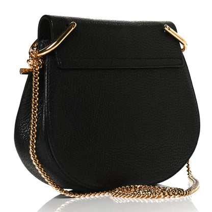 Chloe Grained Lambskin Drew Shoulder Bag Black 3 of 12