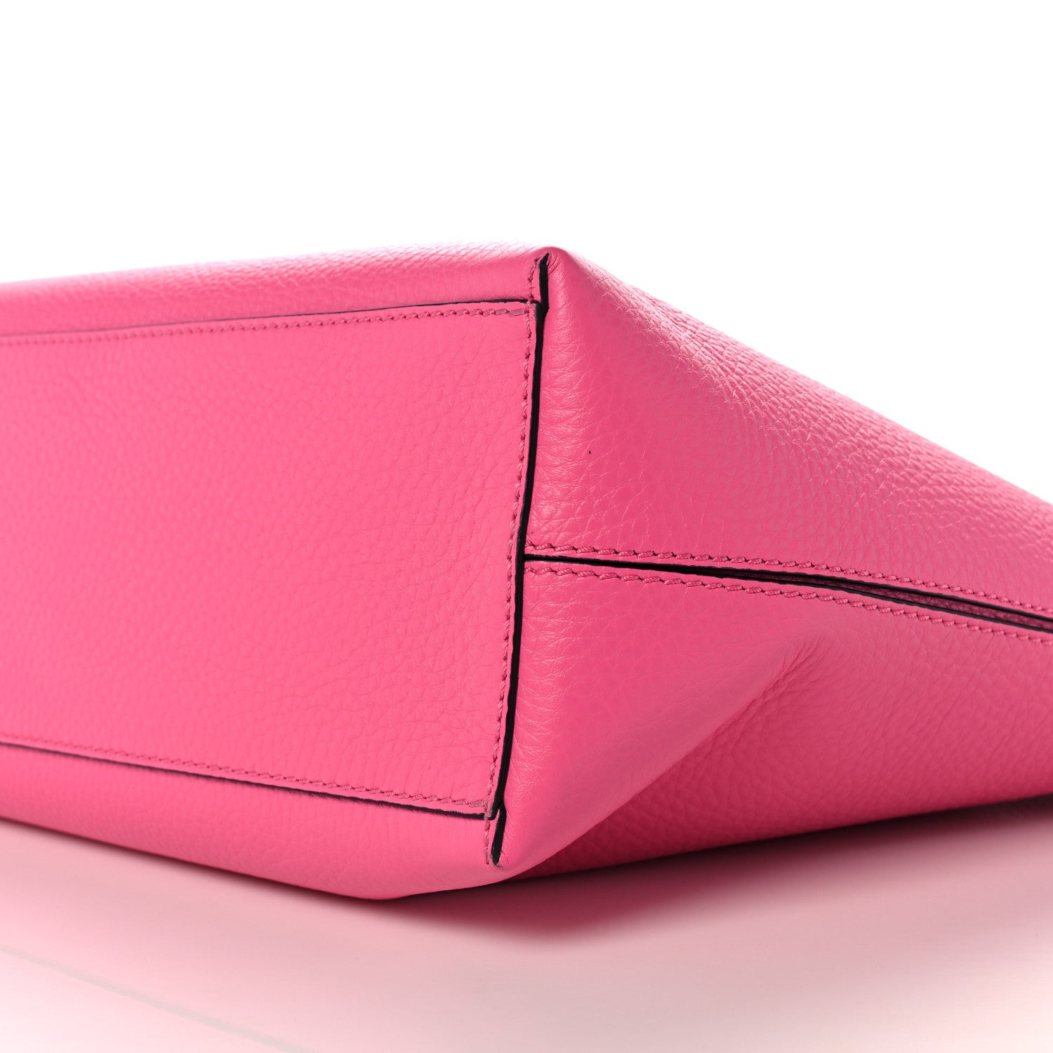 Valentino Garavani Grained Calfskin Rockstud Shoulder Tote Feminine Pink 9 of 9