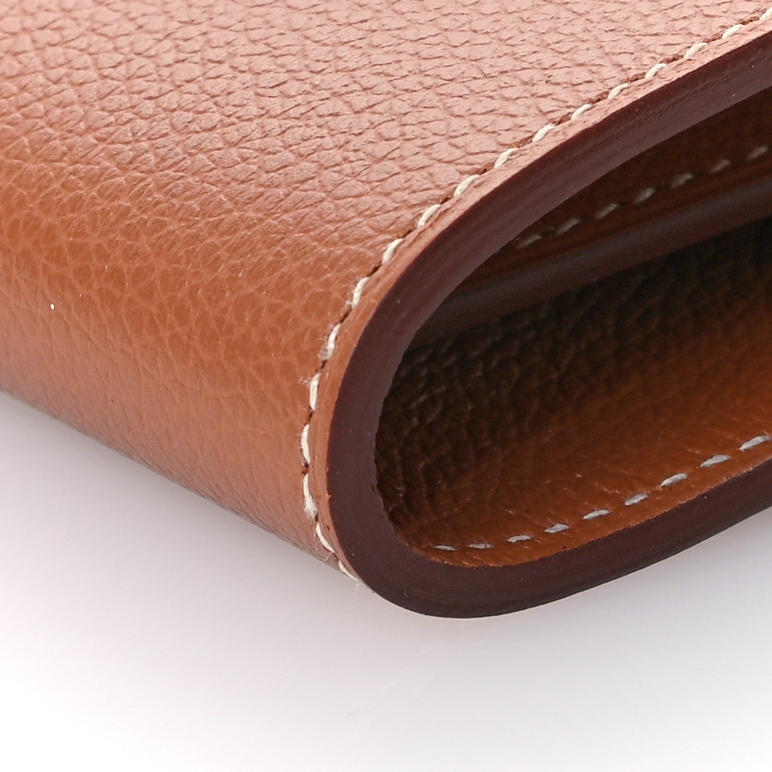 Hermes Evercolor Cavale Kelly Wallet To Go Gold 10 of 11