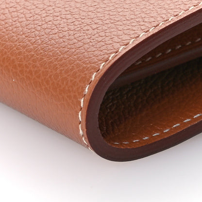 Hermes Evercolor Cavale Kelly Wallet To Go Gold 10 of 11