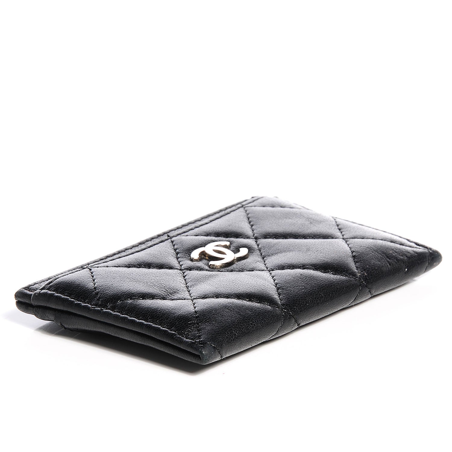 Chanel Lambskin Quilted Card Holder Black 4 of 8