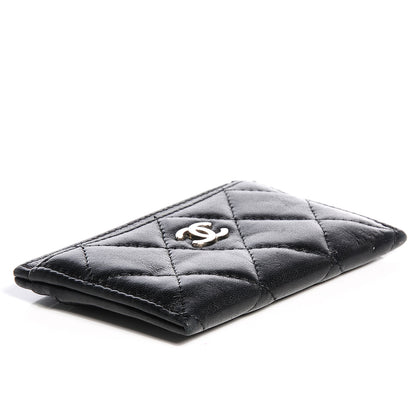Chanel Lambskin Quilted Card Holder Black 4 of 8