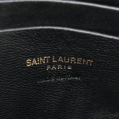Saint Laurent Grain De Poudre Matelasse Monogram Mini Lou Camera Bag Dark Latte 6 of 11