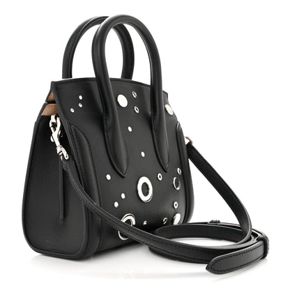 Alexander McQueen Calfskin Studded Mini Heroine 21 Black 3 of 9