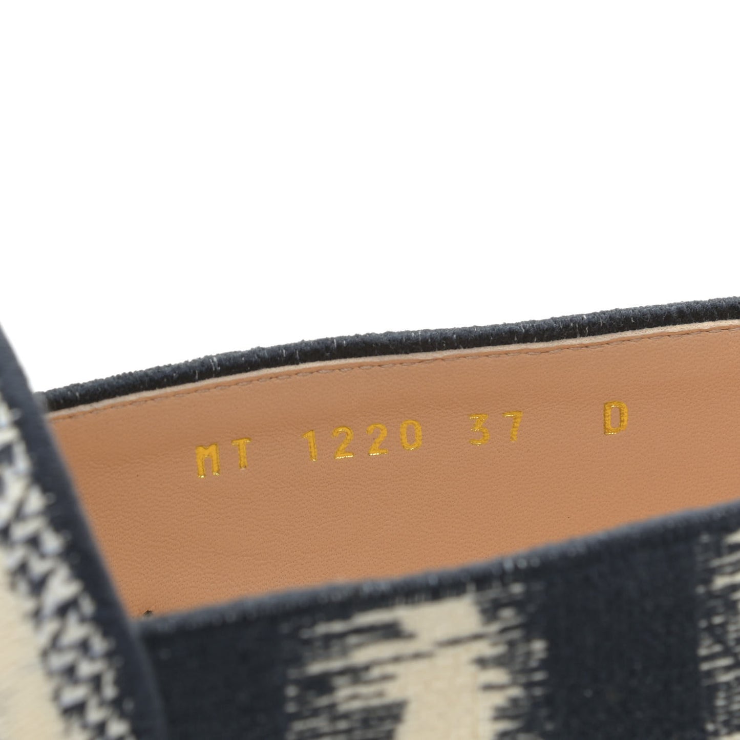 Cotton D-Stripes Embroidered Granville 15mm Espadrilles 37 Deep Blue