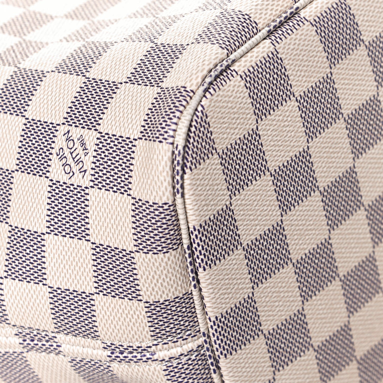 Louis Vuitton Damier Azur Braided Neverfull MM Orange 11 of 14