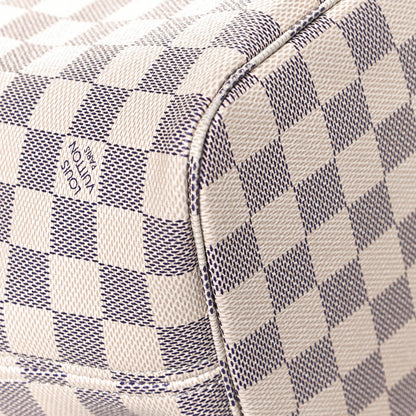 Louis Vuitton Damier Azur Braided Neverfull MM Orange 11 of 14