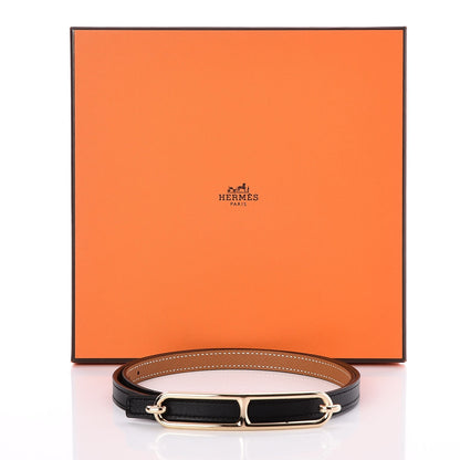 Hermes Swift Epsom 13mm Roulis Belt 80 Black Gold 8 of 8