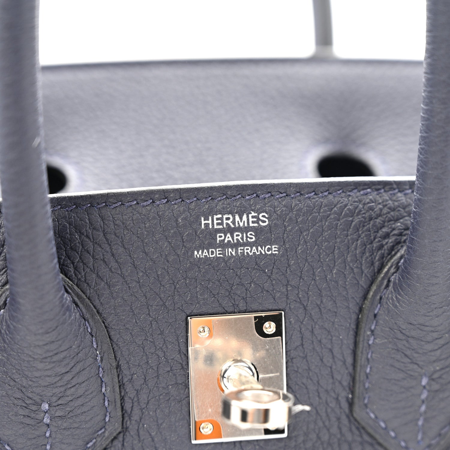 Hermes Togo Birkin 25 Bleu Nuit 6 of 11