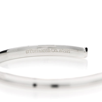 Tiffany Sterling Silver Narrow 1837 Cuff Bracelet 3 of 3