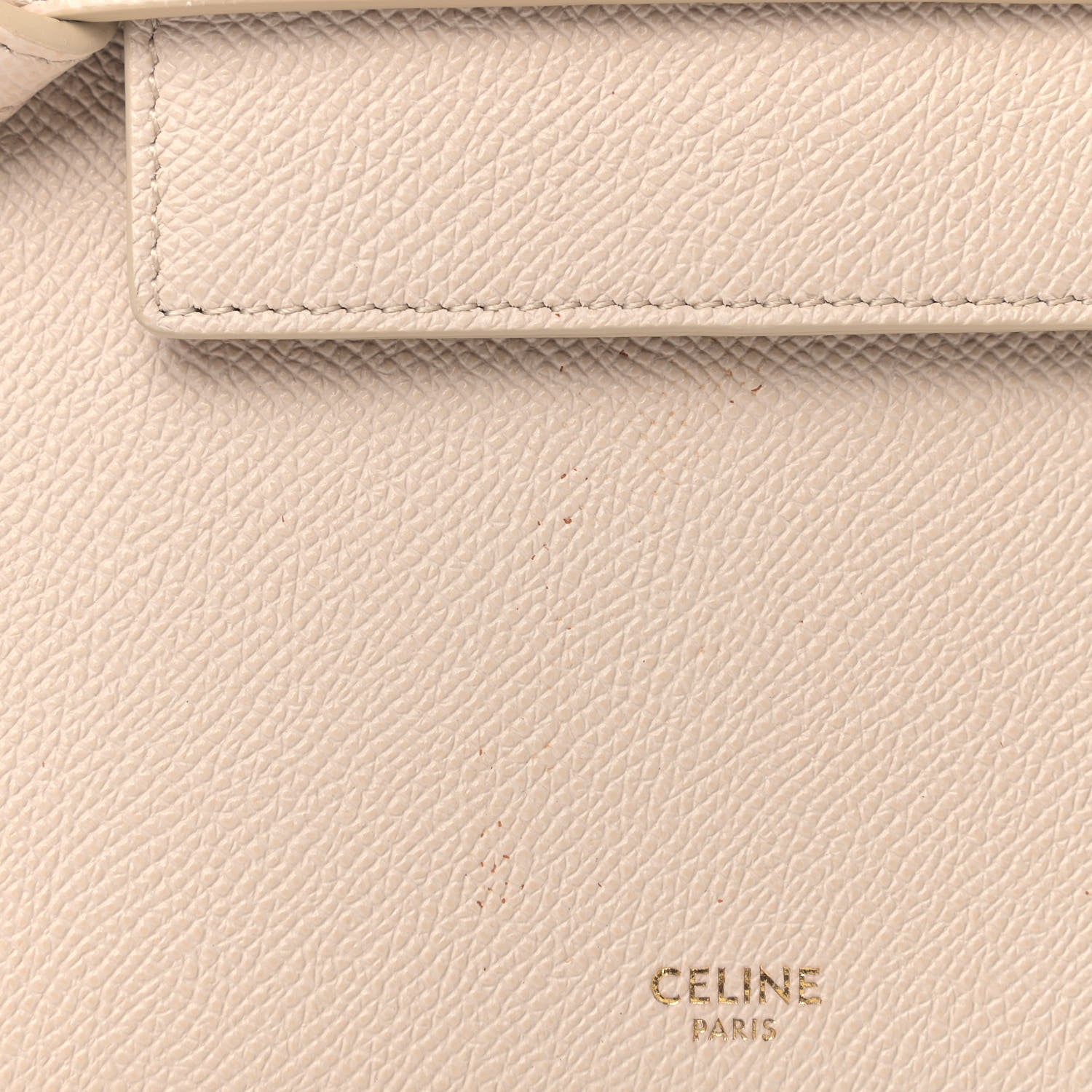Celine Grained Calfskin Nano Belt Bag Powder 8 of 9