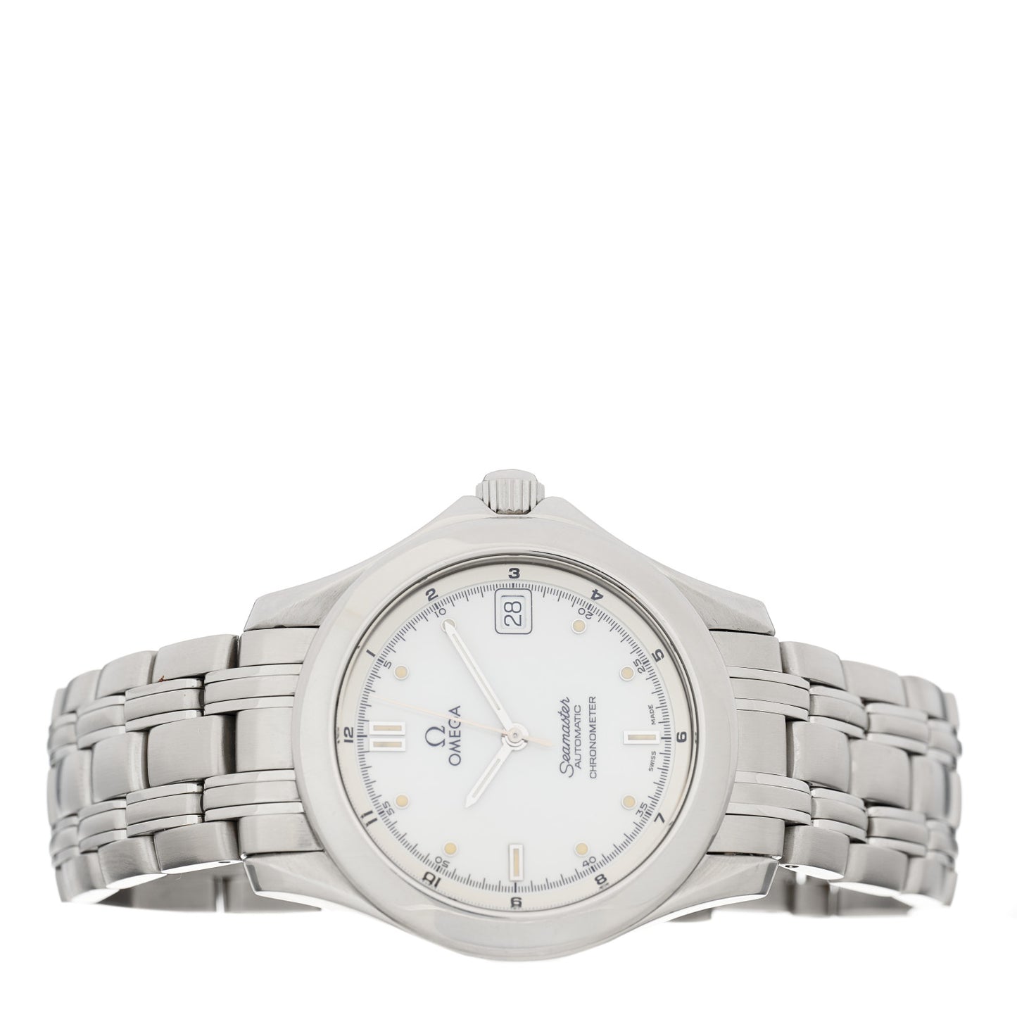 Stainless Steel 36mm Seamaster Automatic Watch White 2501.20 White