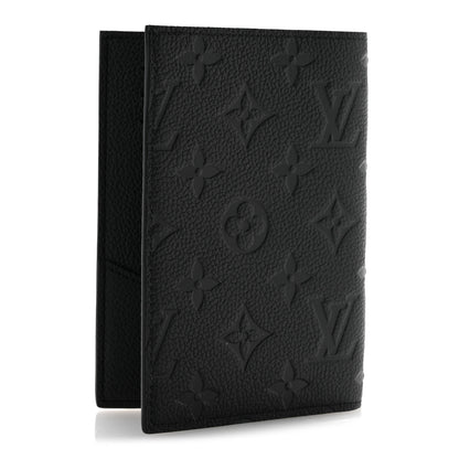 Louis Vuitton Empreinte Monogram Passport Cover Black 3 of 7