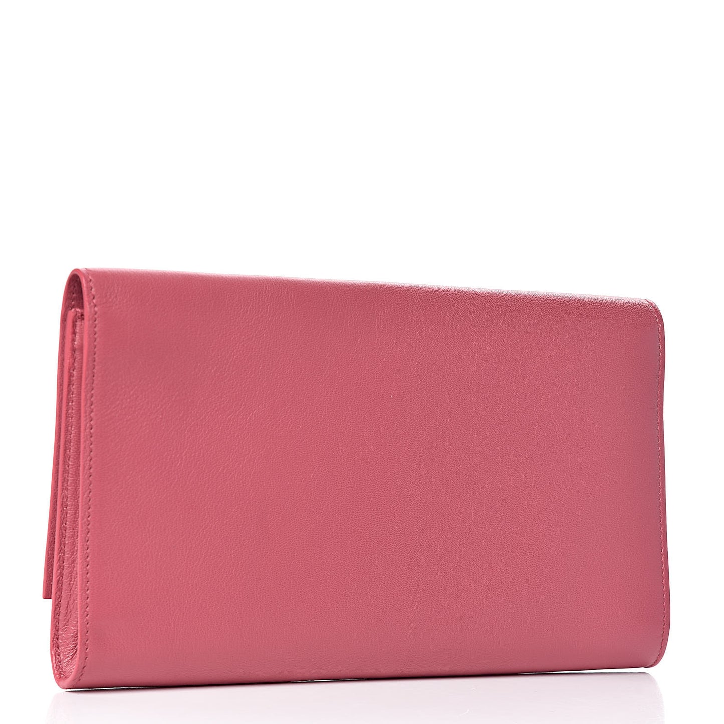 Calfskin Monogram Large Belle De Jour Clutch Pink