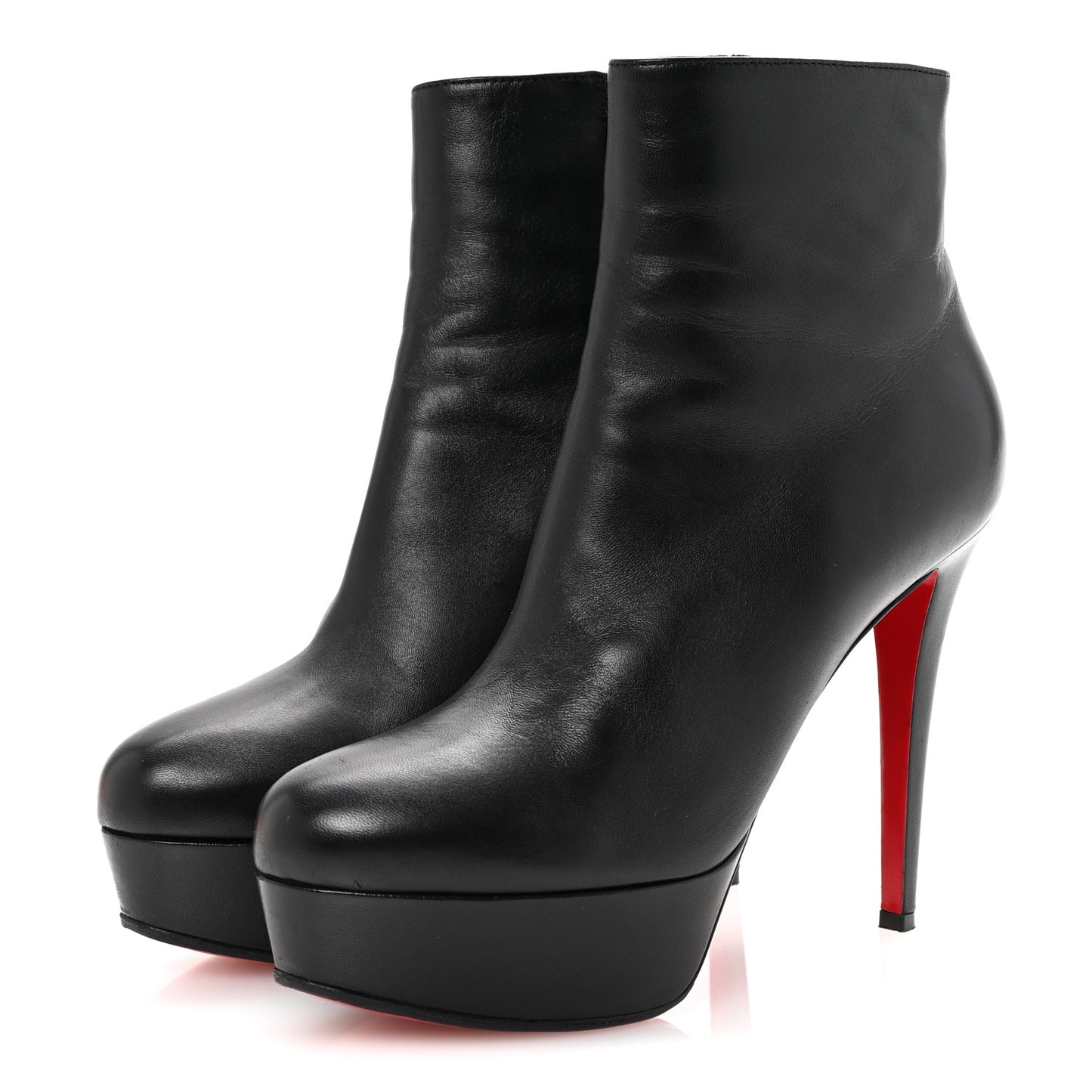 Calfskin Bianca 120 Ankle Boots 39.5 Black