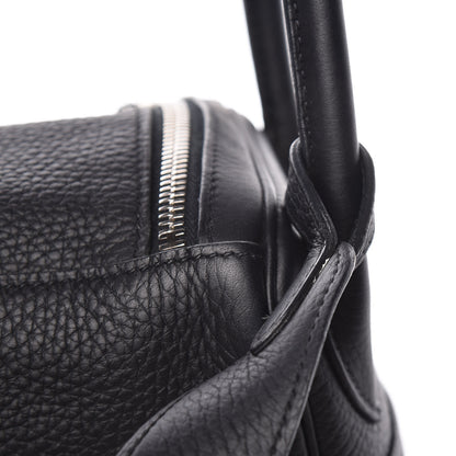 Hermes Taurillon Clemence Lindy 30 Black 15 of 16