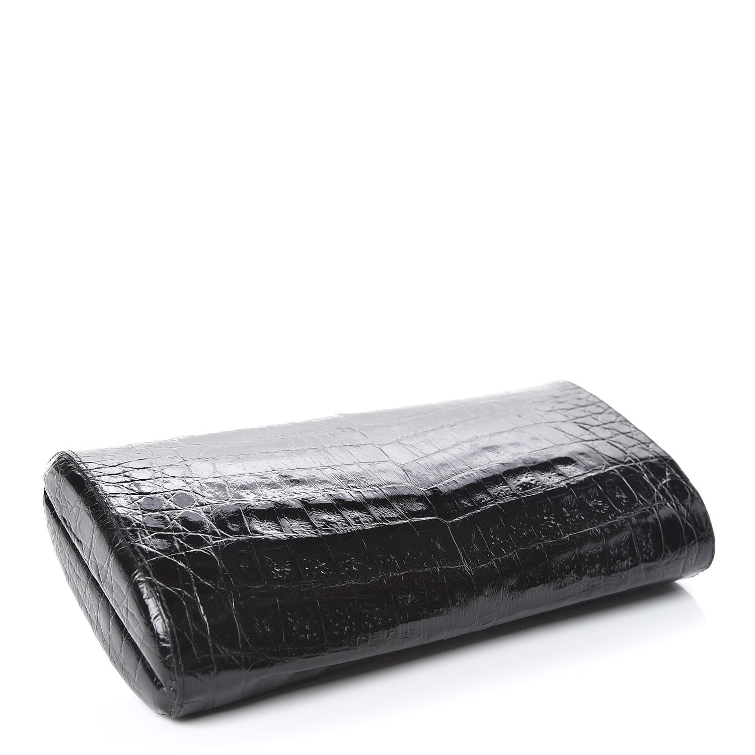 Nancy Gonzalez Crocodile Clutch Black 4 of 12