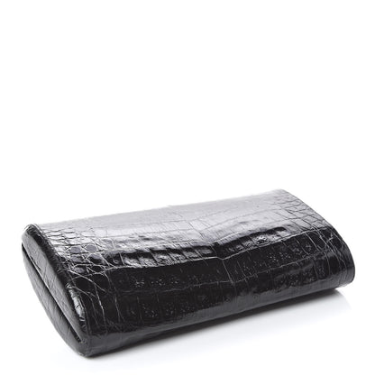 Nancy Gonzalez Crocodile Clutch Black 4 of 12