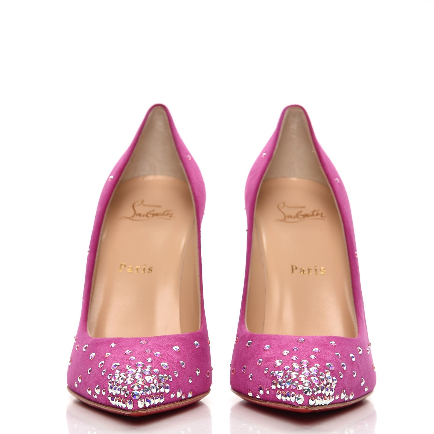 Suede Degrastrasss 100 Pumps 38.5 Version Rose Indien