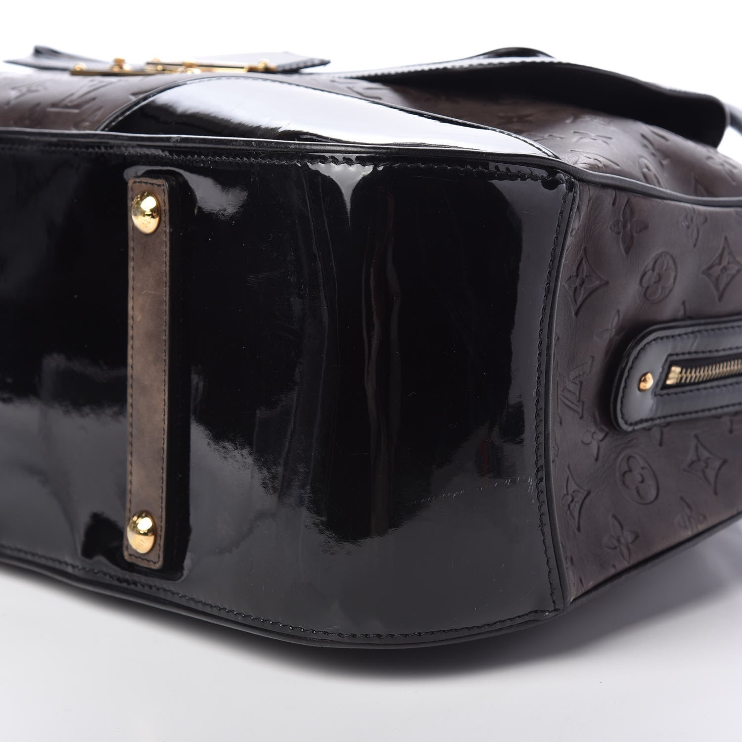Louis Vuitton Monogram Embossed Cuir Alizee Gris 9 of 9