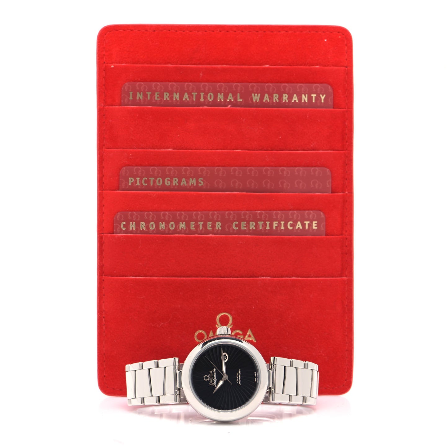 Stainless Steel 34mm Ladymatic Co-Axial Automatic Watch Black 425.30.34.20.01.001