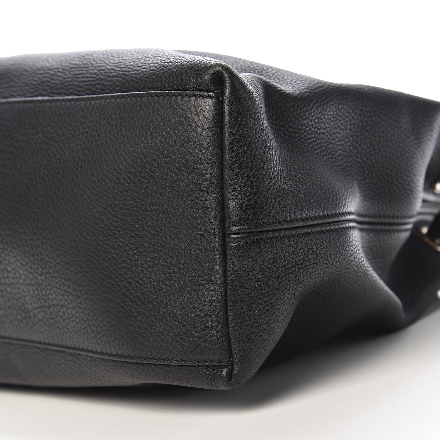 Gucci Pebbled Calfskin Medium Soho Chain Shoulder Bag Black 13 of 14