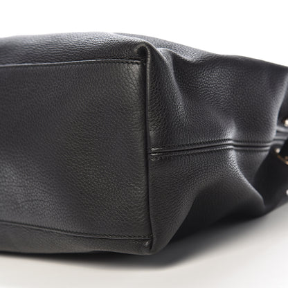 Gucci Pebbled Calfskin Medium Soho Chain Shoulder Bag Black 13 of 14