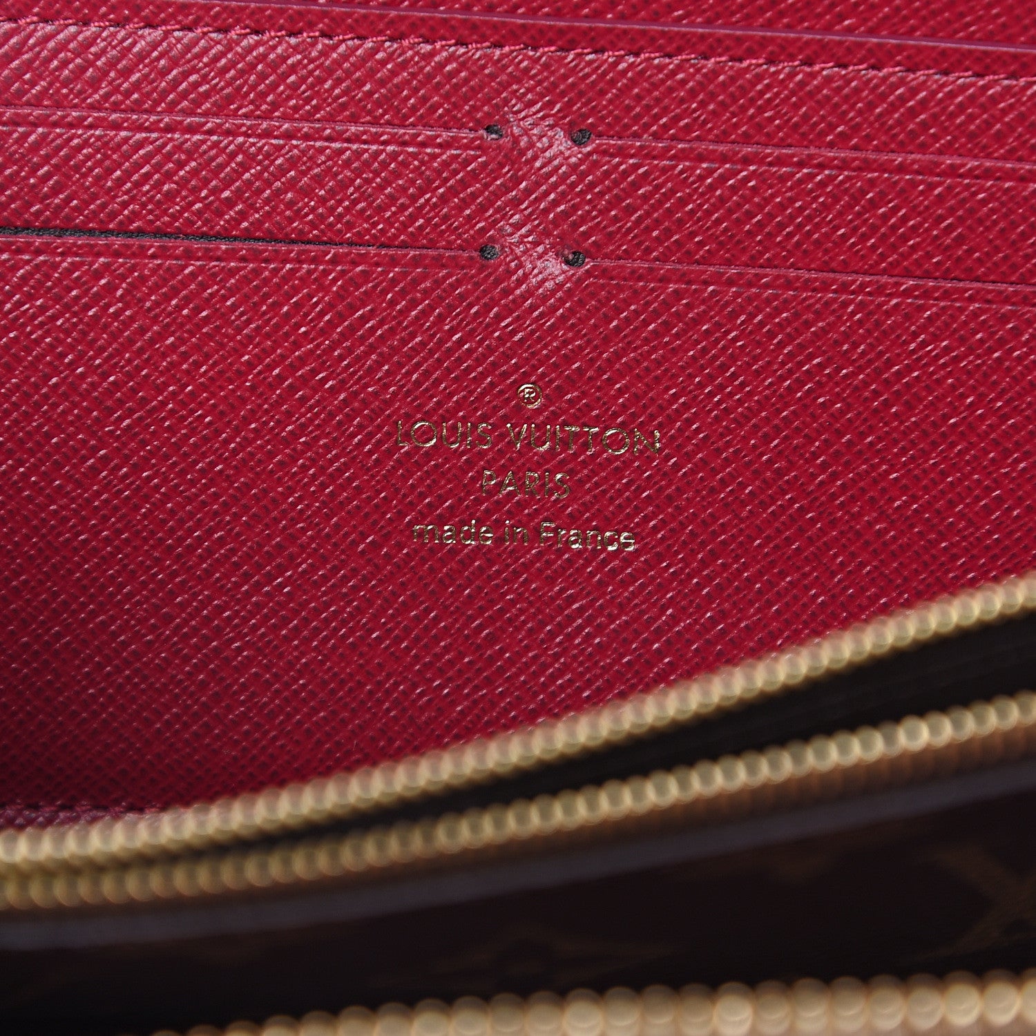 Louis Vuitton Monogram Clemence Wallet Fuchsia 5 of 6