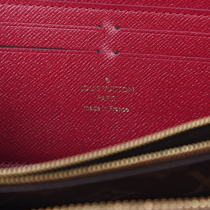 Louis Vuitton Monogram Clemence Wallet Fuchsia 5 of 6