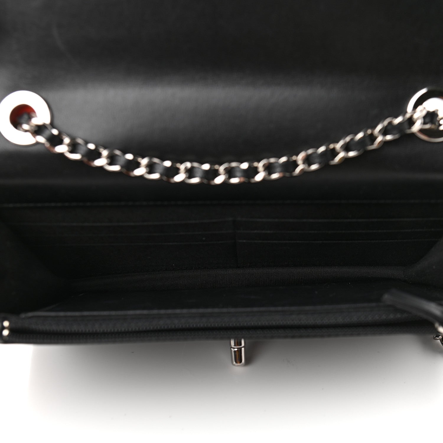 Chanel Lambskin Quilted Trendy CC Wallet On Chain WOC Black 4 of 9