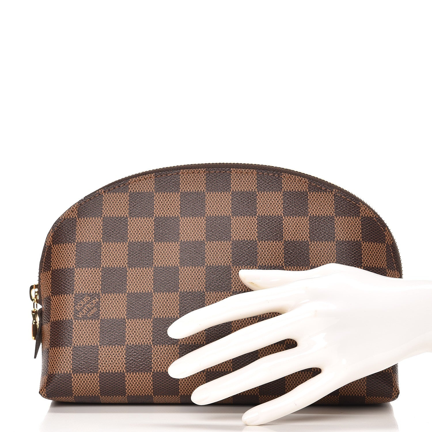 Louis Vuitton Damier Ebene Cosmetic Pouch GM 2 of 7