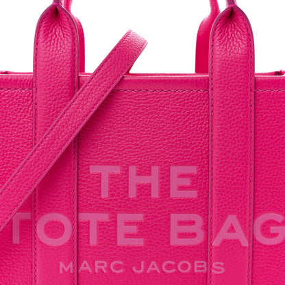 Marc Jacobs Grained Calfskin Small The Tote Bag Hot Pink 8 of 11