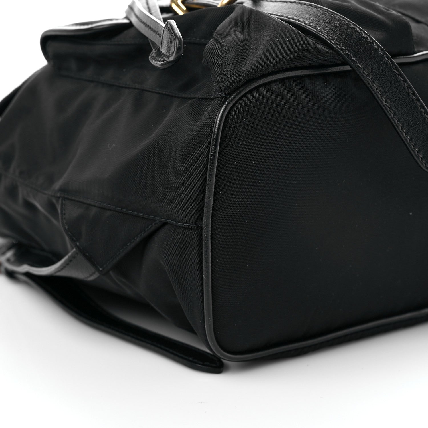 Prada Tessuto Nylon Vitello Backpack Black 7 of 8