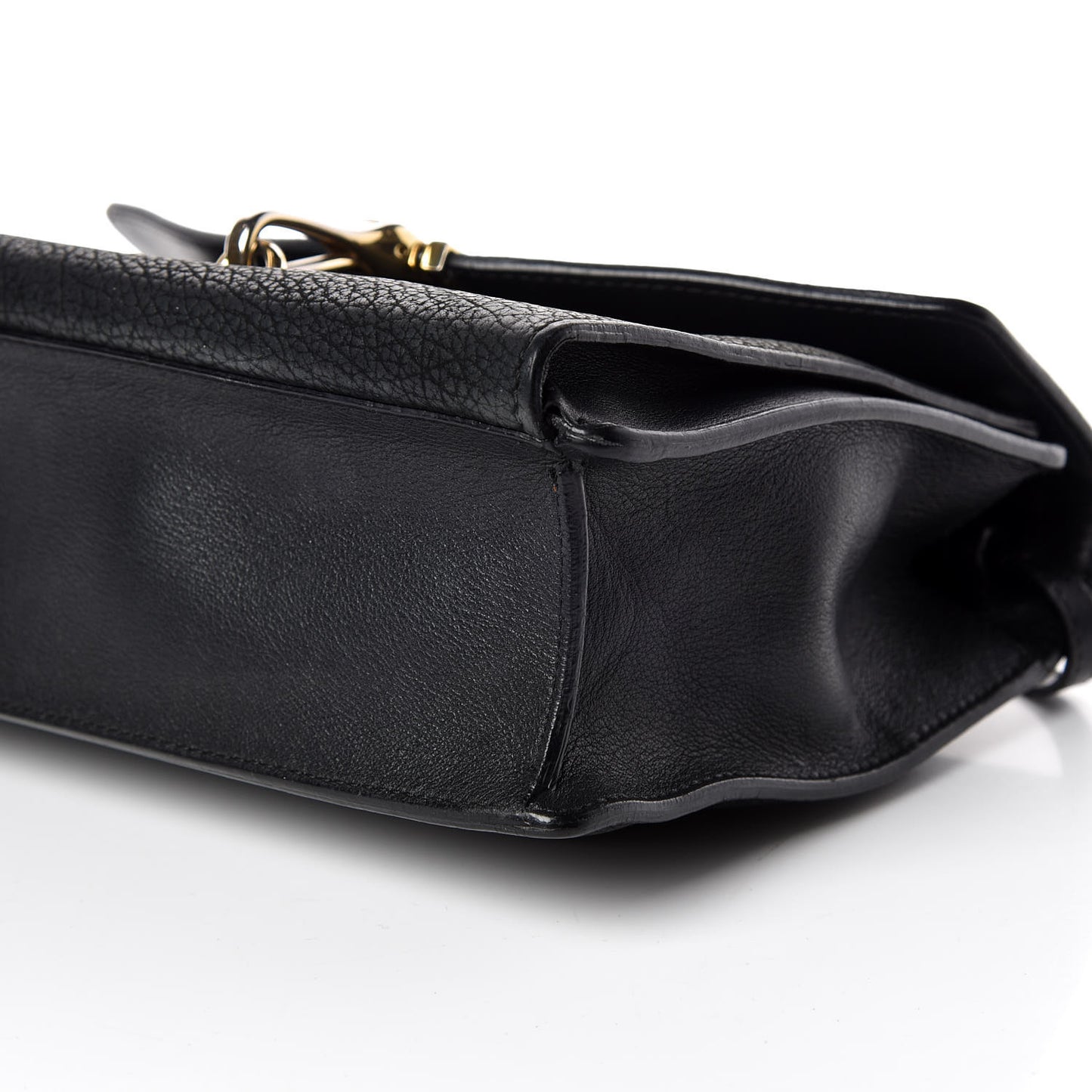 Grainy Nubuck Small Macken Crossbody Bag Black
