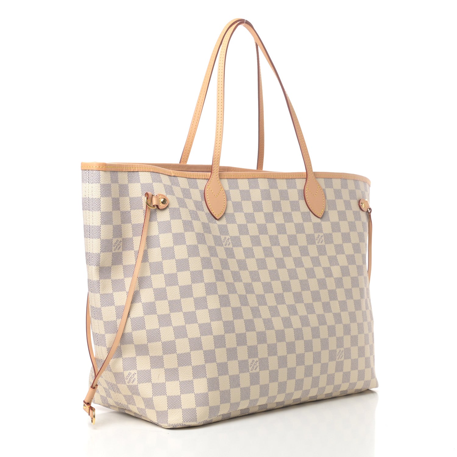 Louis Vuitton Damier Azur Neo Neverfull GM Rose Ballerine 3 of 9